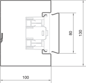 Tehalit Brüstungskanal-UT BRS 1001301 rws