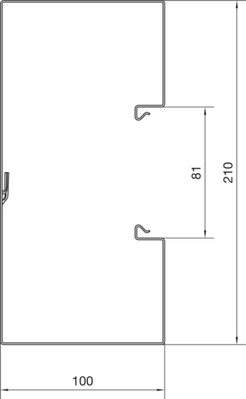 Tehalit Brüstungskanal-UT BRS 1002101 rws