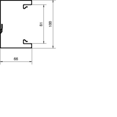 Tehalit Brüstungskanal-UT BRS 651001 lgr