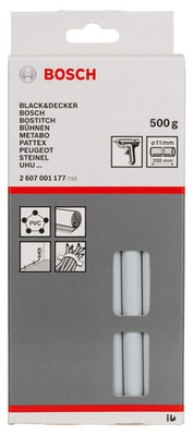 Bosch Power Tools Schmelzkleber, 11 x 200 mm, 500 g, grau 2607001177