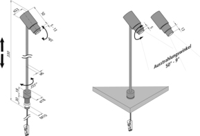 Hera LED-Spot drehbar 20202990103