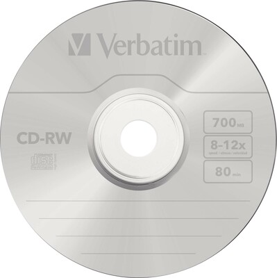 Verbatim CD-RW Jewelcase 10 Discs 43148 (VE10)