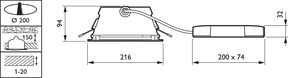 Philips Lighting LED-Downlight 4000K DN472B LED #38471500