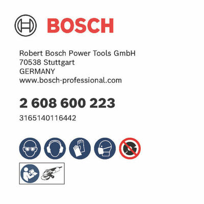 Bosch Power Tools Schruppscheibe 6 mm 2608600223