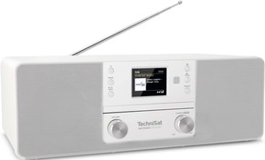 TechniSat DAB+Digitalradio UKW,CD,BT,Streaming DIGITRADIO370CDBT weiß