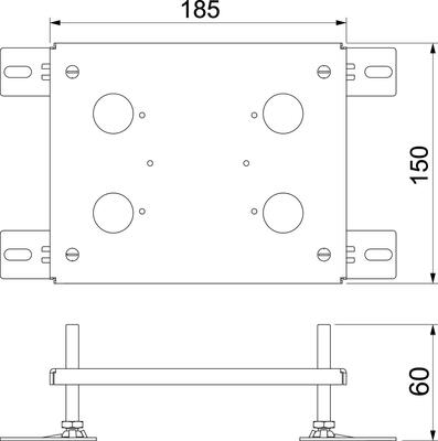 OBO Bettermann Vertr Höhenerweiterung für UDHOME2 HE 60UH2