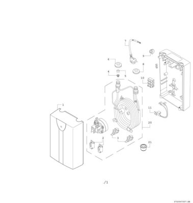 Bosch Thermotechnik Kleindurchlauferhitzer 6KW Übertisch TR1000 6 B