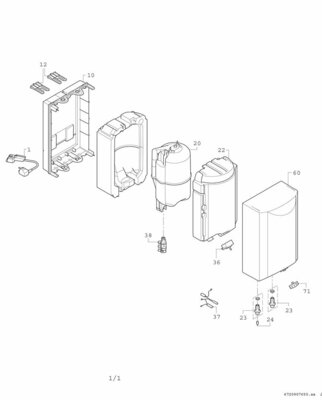 Bosch Thermotechnik Kleinspeicher 5L Übertisch TR2500 TO 5 B