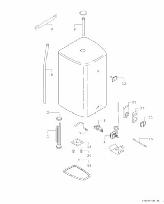 Bosch Thermotechnik Warmwasserspeicher 80L TR3500T 80 B