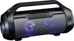 LENCO IPX5 Boombox FM,USB,SD,Lighteff. SPR-070 Black