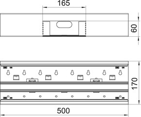 OBO Bettermann Vertr T-Stück asymmetrisch GS-DT90170RW