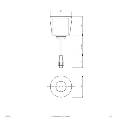EVN Lichttechnik LED-Einbauleuchte 24VDC 0,6W RGB P67 061099