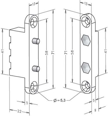 Assa Abloy effeff Stromübertrager 10305--------00