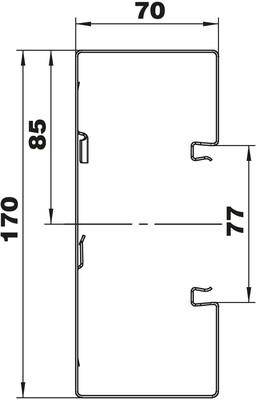 OBO Bettermann Vertr Geräteeinbaukanal o. OT GS-S70170FS