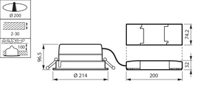 Philips Lighting LED-Downlight 4000K DN570B LED #96987500