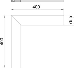 OBO Bettermann Vertr Oberteil 400x80mm GA-OTFRW