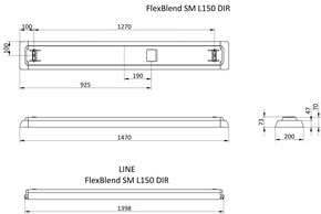 Philips Lighting LED-Anbauleuchte 4000K, DALI, si-grau SM340C 35S #10362700