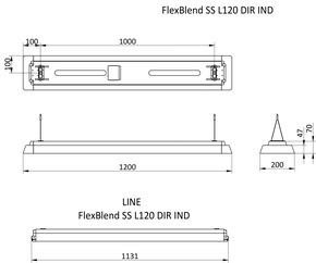 Philips Lighting LED-Pendelleuchte 4000K, DALI, weiß SP342P 48S #10391700