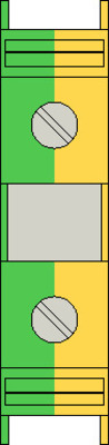 Phoenix Contact Schutzleiterklemme 16-50qmm B=20 gn-ge USLKG 50