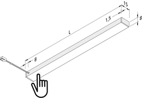 Hera LED-Unterbauleuchte 1200m nw 61001427423