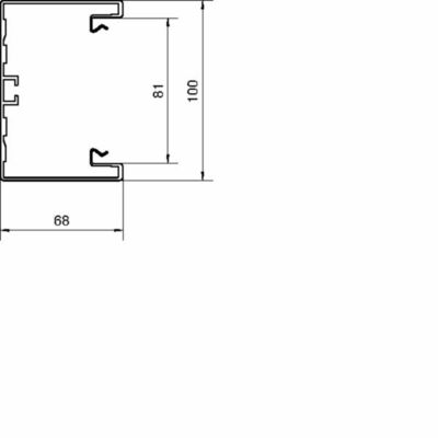 Tehalit Brüstungskanal-UT Alu,natureloxiert BRA 651001 ELN
