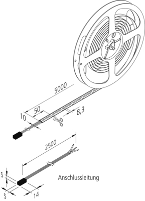 Hera LED-Stripe Set 3000mm Dynamic 61059510107