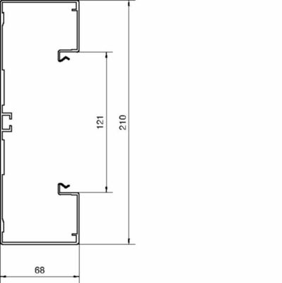 Tehalit Brüstungskanal-UT Alu,natureloxiert BRA 652101B ELN