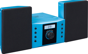 LENCO Kinder-Micro-Anlage CD/PLL/FM/AUX MC-013 Blue