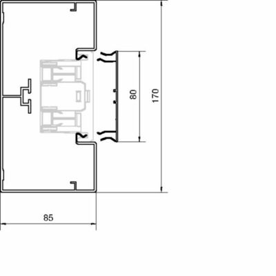 Tehalit Brüstungskanal-UT Alu, natureloxiert BRA 851701 ELN