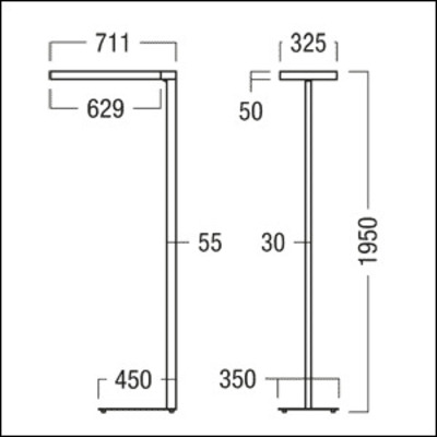Zumtobel Group LED-Stehleuchte 4000K EPURIA DI #42187165