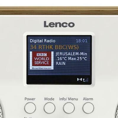 LENCO Internetradio DAB+,FM,Bluetooth PIR-645 White