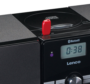 LENCO Microanlage CD,BT,MP3,USB,PLL/FM MC-030 Black