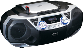 LENCO Radio/CD/Kassette XXL Boombox SCD-120SI