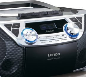 LENCO Radio/CD/Kassette XXL Boombox SCD-120SI