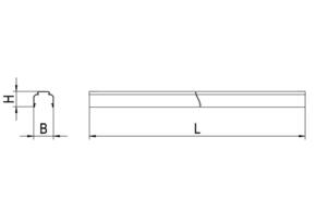 Ridi-Leuchten Tragschiene schwarz L=3000mm 5-polig VLTM 3000-5 SW