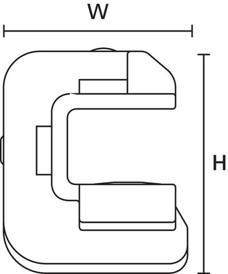 HellermannTyton Befestigungselement m. foam-PA6GF30-BK BeamCl. D #151-01188
