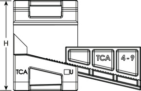 HellermannTyton Befestigungselement m. foam-PA6GF30-BK BeamCl. D #151-01188