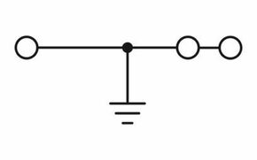 Phoenix Contact Durchgangsklemme 0,08-6qmm gn-ge ST 4-TWIN-PE