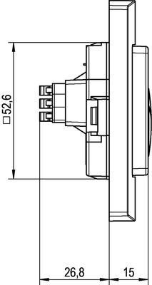 Alre-it Raumtemperaturregler Wechsler, Schalter RTBSU-401.063#00