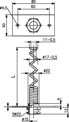 Alre-it Schutzwendel Länge 280mm SWK-2-280