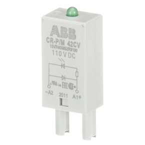 ABB Stotz S&J Steckmodul grün, 110VDC,A1+,A2- CR-P/M 42CV