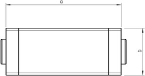 OBO Bettermann Vertr T-/Kreuzstückhaube 60x150mm WDK HK60150RW