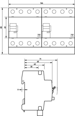 Doepke FI-Schalter DFS4040-4/0,03-ATWIN