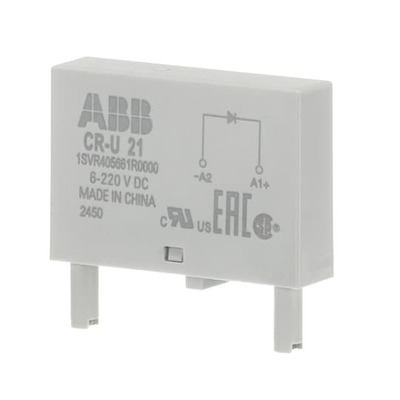 ABB Stotz S&J Steckmodul 6-220VDC, A1+, A2 - CR-U 21