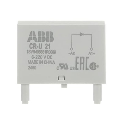 ABB Stotz S&J Steckmodul 6-220VDC, A1+, A2 - CR-U 21
