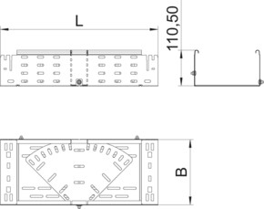 OBO Bettermann Vertr Bogen variabel bandverzinkt RBMV 115 FS