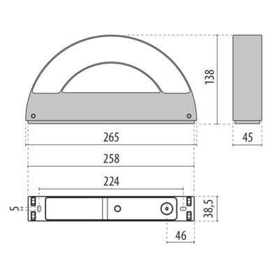 Performance in Light LED-Wandleuchte 3000K 3101606