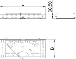 OBO Bettermann Vertr Bogen variabel m. Schnellverbindung RBMV 640 A2