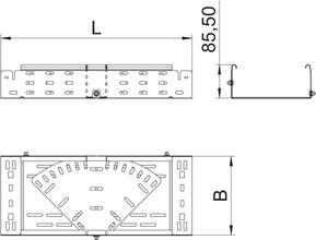 OBO Bettermann Vertr Bogen variabel bandverzinkt RBMV 820 FS