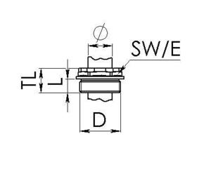 Wiska Membranschraube EMS 25